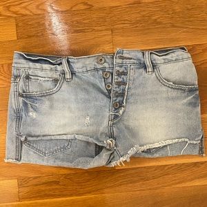 Free People Jean Shorts